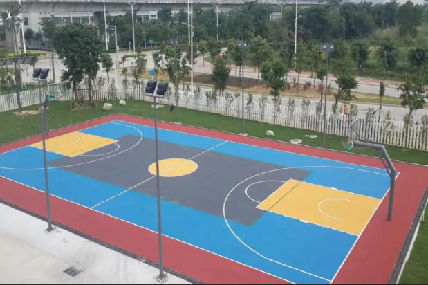 硅PU籃球場 硅PU籃球場