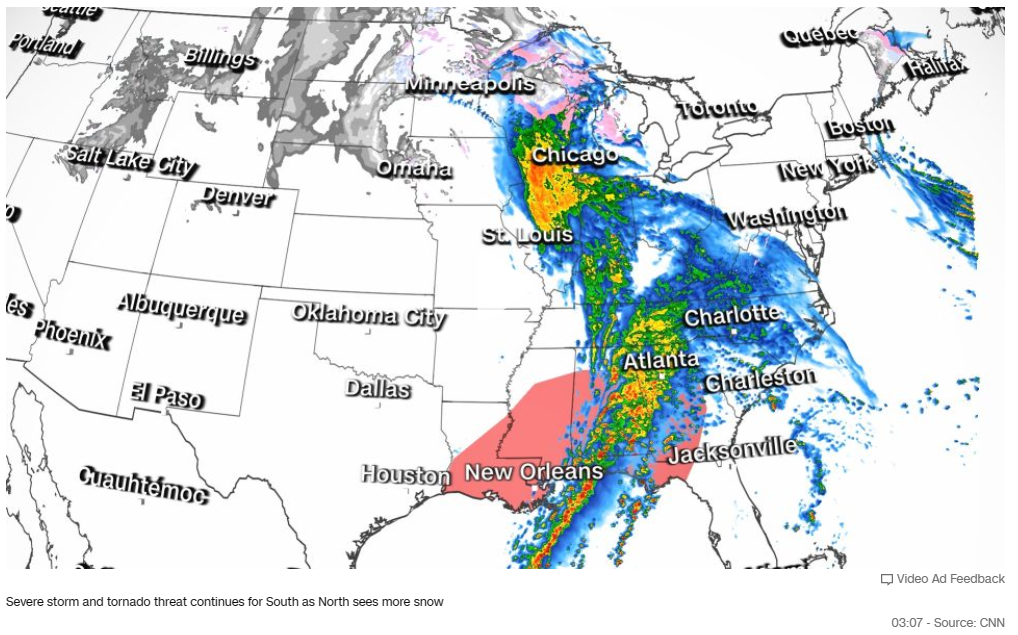 美國突遭暴風雪襲擊！物流延時，運價上升